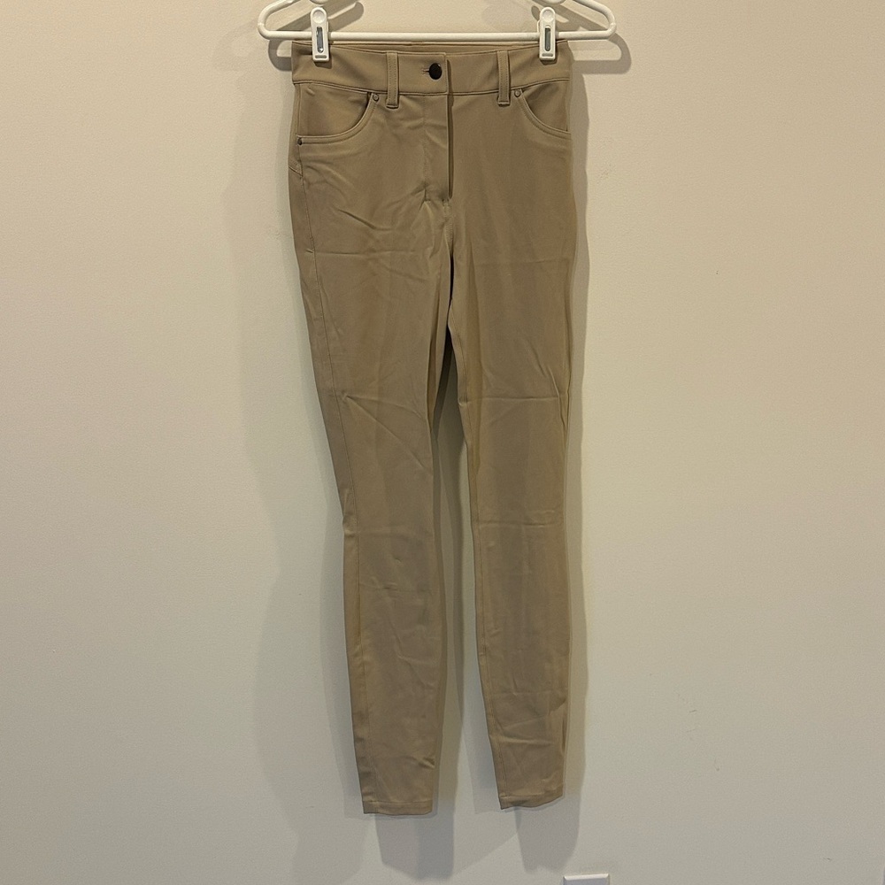Lululemon athletica Tan City Sleek Slim-fit HR Pant